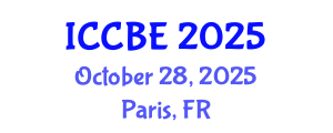 International Conference on Chemical and Biochemical Engineering (ICCBE) October 28, 2025 - Paris, France