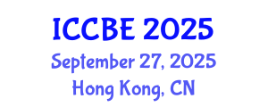 International Conference on Chemical and Biochemical Engineering (ICCBE) September 27, 2025 - Hong Kong, China