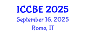 International Conference on Chemical and Biochemical Engineering (ICCBE) September 16, 2025 - Rome, Italy
