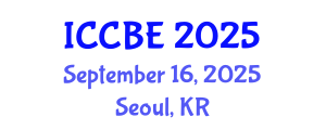 International Conference on Chemical and Biochemical Engineering (ICCBE) September 16, 2025 - Seoul, Republic of Korea