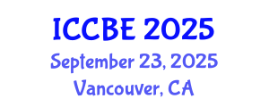 International Conference on Chemical and Biochemical Engineering (ICCBE) September 23, 2025 - Vancouver, Canada