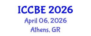 International Conference on Chemical and Biochemical Engineering (ICCBE) April 06, 2026 - Athens, Greece International Conference on Chemical and Biochemical Engineering (ICCBE) April 06, 2026 - Athens, Greece