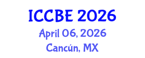 International Conference on Chemical and Biochemical Engineering (ICCBE) April 06, 2026 - Cancún, Mexico International Conference on Chemical and Biochemical Engineering (ICCBE) April 06, 2026 - Cancún, Mexico