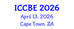 International Conference on Chemical and Biochemical Engineering (ICCBE) April 13, 2026 - Cape Town, South Africa International Conference on Chemical and Biochemical Engineering (ICCBE) April 13, 2026 - Cape Town, South Africa