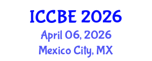 International Conference on Chemical and Biochemical Engineering (ICCBE) April 06, 2026 - Mexico City, Mexico International Conference on Chemical and Biochemical Engineering (ICCBE) April 06, 2026 - Mexico City, Mexico