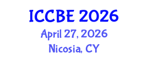 International Conference on Chemical and Biochemical Engineering (ICCBE) April 27, 2026 - Nicosia, Cyprus International Conference on Chemical and Biochemical Engineering (ICCBE) April 27, 2026 - Nicosia, Cyprus