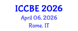 International Conference on Chemical and Biochemical Engineering (ICCBE) April 06, 2026 - Rome, Italy International Conference on Chemical and Biochemical Engineering (ICCBE) April 06, 2026 - Rome, Italy