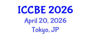 International Conference on Chemical and Biochemical Engineering (ICCBE) April 20, 2026 - Tokyo, Japan International Conference on Chemical and Biochemical Engineering (ICCBE) April 20, 2026 - Tokyo, Japan