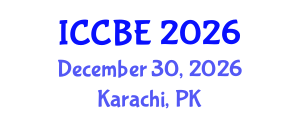 International Conference on Chemical and Biochemical Engineering (ICCBE) December 30, 2026 - Karachi, Pakistan International Conference on Chemical and Biochemical Engineering (ICCBE) December 30, 2026 - Karachi, Pakistan