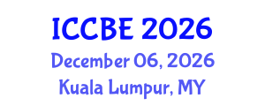 International Conference on Chemical and Biochemical Engineering (ICCBE) December 06, 2026 - Kuala Lumpur, Malaysia International Conference on Chemical and Biochemical Engineering (ICCBE) December 06, 2026 - Kuala Lumpur, Malaysia