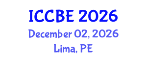 International Conference on Chemical and Biochemical Engineering (ICCBE) December 02, 2026 - Lima, Peru International Conference on Chemical and Biochemical Engineering (ICCBE) December 02, 2026 - Lima, Peru