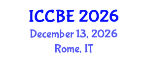 International Conference on Chemical and Biochemical Engineering (ICCBE) December 13, 2026 - Rome, Italy International Conference on Chemical and Biochemical Engineering (ICCBE) December 13, 2026 - Rome, Italy