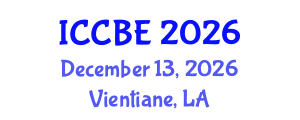 International Conference on Chemical and Biochemical Engineering (ICCBE) December 13, 2026 - Vientiane, Laos International Conference on Chemical and Biochemical Engineering (ICCBE) December 13, 2026 - Vientiane, Laos