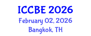 International Conference on Chemical and Biochemical Engineering (ICCBE) February 02, 2026 - Bangkok, Thailand International Conference on Chemical and Biochemical Engineering (ICCBE) February 02, 2026 - Bangkok, Thailand