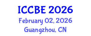 International Conference on Chemical and Biochemical Engineering (ICCBE) February 02, 2026 - Guangzhou, China International Conference on Chemical and Biochemical Engineering (ICCBE) February 02, 2026 - Guangzhou, China
