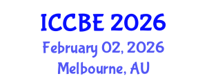 International Conference on Chemical and Biochemical Engineering (ICCBE) February 02, 2026 - Melbourne, Australia International Conference on Chemical and Biochemical Engineering (ICCBE) February 02, 2026 - Melbourne, Australia