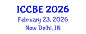 International Conference on Chemical and Biochemical Engineering (ICCBE) February 23, 2026 - New Delhi, India International Conference on Chemical and Biochemical Engineering (ICCBE) February 23, 2026 - New Delhi, India