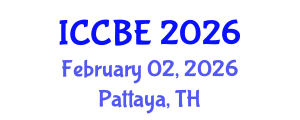 International Conference on Chemical and Biochemical Engineering (ICCBE) February 02, 2026 - Pattaya, Thailand International Conference on Chemical and Biochemical Engineering (ICCBE) February 02, 2026 - Pattaya, Thailand