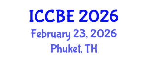 International Conference on Chemical and Biochemical Engineering (ICCBE) February 23, 2026 - Phuket, Thailand International Conference on Chemical and Biochemical Engineering (ICCBE) February 23, 2026 - Phuket, Thailand
