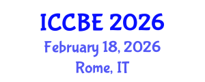 International Conference on Chemical and Biochemical Engineering (ICCBE) February 18, 2026 - Rome, Italy