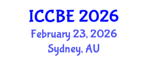 International Conference on Chemical and Biochemical Engineering (ICCBE) February 23, 2026 - Sydney, Australia International Conference on Chemical and Biochemical Engineering (ICCBE) February 23, 2026 - Sydney, Australia