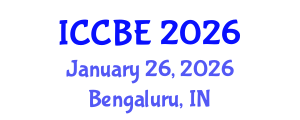 International Conference on Chemical and Biochemical Engineering (ICCBE) January 26, 2026 - Bengaluru, India International Conference on Chemical and Biochemical Engineering (ICCBE) January 26, 2026 - Bengaluru, India