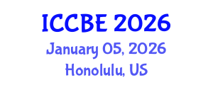 International Conference on Chemical and Biochemical Engineering (ICCBE) January 05, 2026 - Honolulu, United States International Conference on Chemical and Biochemical Engineering (ICCBE) January 05, 2026 - Honolulu, United States