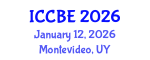 International Conference on Chemical and Biochemical Engineering (ICCBE) January 12, 2026 - Montevideo, Uruguay International Conference on Chemical and Biochemical Engineering (ICCBE) January 12, 2026 - Montevideo, Uruguay