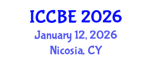 International Conference on Chemical and Biochemical Engineering (ICCBE) January 12, 2026 - Nicosia, Cyprus International Conference on Chemical and Biochemical Engineering (ICCBE) January 12, 2026 - Nicosia, Cyprus