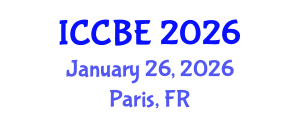 International Conference on Chemical and Biochemical Engineering (ICCBE) January 26, 2026 - Paris, France International Conference on Chemical and Biochemical Engineering (ICCBE) January 26, 2026 - Paris, France