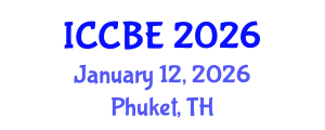 International Conference on Chemical and Biochemical Engineering (ICCBE) January 12, 2026 - Phuket, Thailand International Conference on Chemical and Biochemical Engineering (ICCBE) January 12, 2026 - Phuket, Thailand