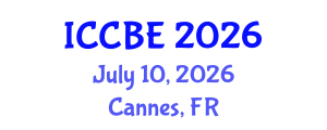 International Conference on Chemical and Biochemical Engineering (ICCBE) July 10, 2026 - Cannes, France International Conference on Chemical and Biochemical Engineering (ICCBE) July 10, 2026 - Cannes, France