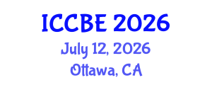 International Conference on Chemical and Biochemical Engineering (ICCBE) July 12, 2026 - Ottawa, Canada