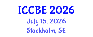 International Conference on Chemical and Biochemical Engineering (ICCBE) July 15, 2026 - Stockholm, Sweden International Conference on Chemical and Biochemical Engineering (ICCBE) July 15, 2026 - Stockholm, Sweden