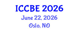 International Conference on Chemical and Biochemical Engineering (ICCBE) June 22, 2026 - Oslo, Norway International Conference on Chemical and Biochemical Engineering (ICCBE) June 22, 2026 - Oslo, Norway