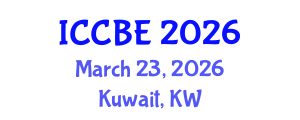 International Conference on Chemical and Biochemical Engineering (ICCBE) March 23, 2026 - Kuwait, Kuwait International Conference on Chemical and Biochemical Engineering (ICCBE) March 23, 2026 - Kuwait, Kuwait