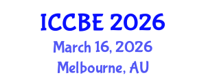 International Conference on Chemical and Biochemical Engineering (ICCBE) March 16, 2026 - Melbourne, Australia International Conference on Chemical and Biochemical Engineering (ICCBE) March 16, 2026 - Melbourne, Australia
