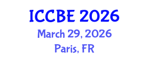 International Conference on Chemical and Biochemical Engineering (ICCBE) March 29, 2026 - Paris, France