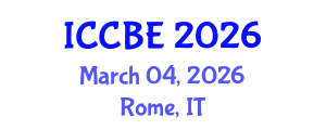 International Conference on Chemical and Biochemical Engineering (ICCBE) March 04, 2026 - Rome, Italy