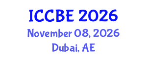 International Conference on Chemical and Biochemical Engineering (ICCBE) November 08, 2026 - Dubai, United Arab Emirates International Conference on Chemical and Biochemical Engineering (ICCBE) November 08, 2026 - Dubai, United Arab Emirates