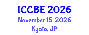 International Conference on Chemical and Biochemical Engineering (ICCBE) November 15, 2026 - Kyoto, Japan International Conference on Chemical and Biochemical Engineering (ICCBE) November 15, 2026 - Kyoto, Japan