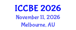 International Conference on Chemical and Biochemical Engineering (ICCBE) November 11, 2026 - Melbourne, Australia International Conference on Chemical and Biochemical Engineering (ICCBE) November 11, 2026 - Melbourne, Australia