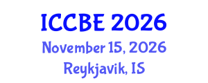 International Conference on Chemical and Biochemical Engineering (ICCBE) November 15, 2026 - Reykjavik, Iceland International Conference on Chemical and Biochemical Engineering (ICCBE) November 15, 2026 - Reykjavik, Iceland