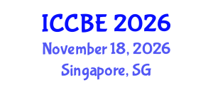 International Conference on Chemical and Biochemical Engineering (ICCBE) November 18, 2026 - Singapore, Singapore International Conference on Chemical and Biochemical Engineering (ICCBE) November 18, 2026 - Singapore, Singapore