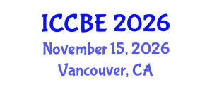 International Conference on Chemical and Biochemical Engineering (ICCBE) November 15, 2026 - Vancouver, Canada