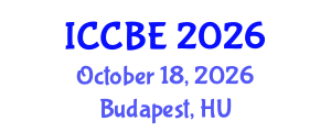 International Conference on Chemical and Biochemical Engineering (ICCBE) October 18, 2026 - Budapest, Hungary International Conference on Chemical and Biochemical Engineering (ICCBE) October 18, 2026 - Budapest, Hungary