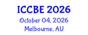 International Conference on Chemical and Biochemical Engineering (ICCBE) October 04, 2026 - Melbourne, Australia International Conference on Chemical and Biochemical Engineering (ICCBE) October 04, 2026 - Melbourne, Australia