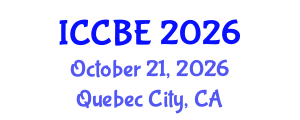 International Conference on Chemical and Biochemical Engineering (ICCBE) October 21, 2026 - Quebec City, Canada International Conference on Chemical and Biochemical Engineering (ICCBE) October 21, 2026 - Quebec City, Canada