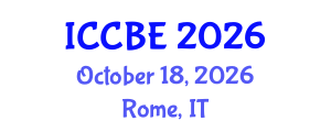 International Conference on Chemical and Biochemical Engineering (ICCBE) October 18, 2026 - Rome, Italy International Conference on Chemical and Biochemical Engineering (ICCBE) October 18, 2026 - Rome, Italy