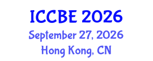 International Conference on Chemical and Biochemical Engineering (ICCBE) September 27, 2026 - Hong Kong, China International Conference on Chemical and Biochemical Engineering (ICCBE) September 27, 2026 - Hong Kong, China